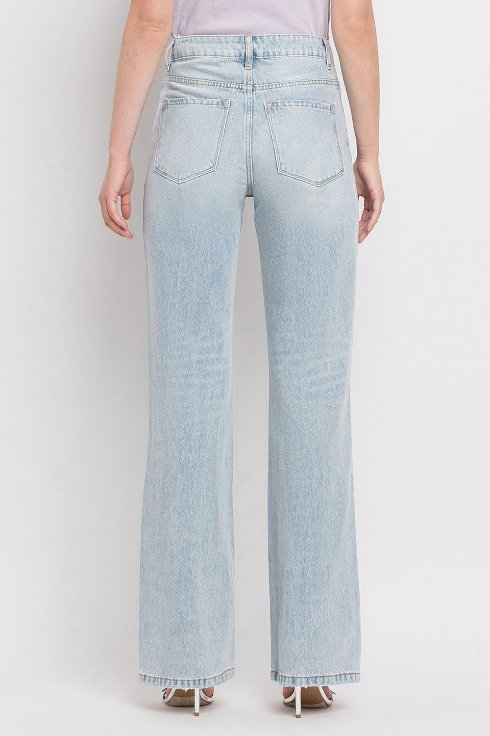 Vervet by Flying Monkey 90'S Vintage Super High Rise Flare Jeans