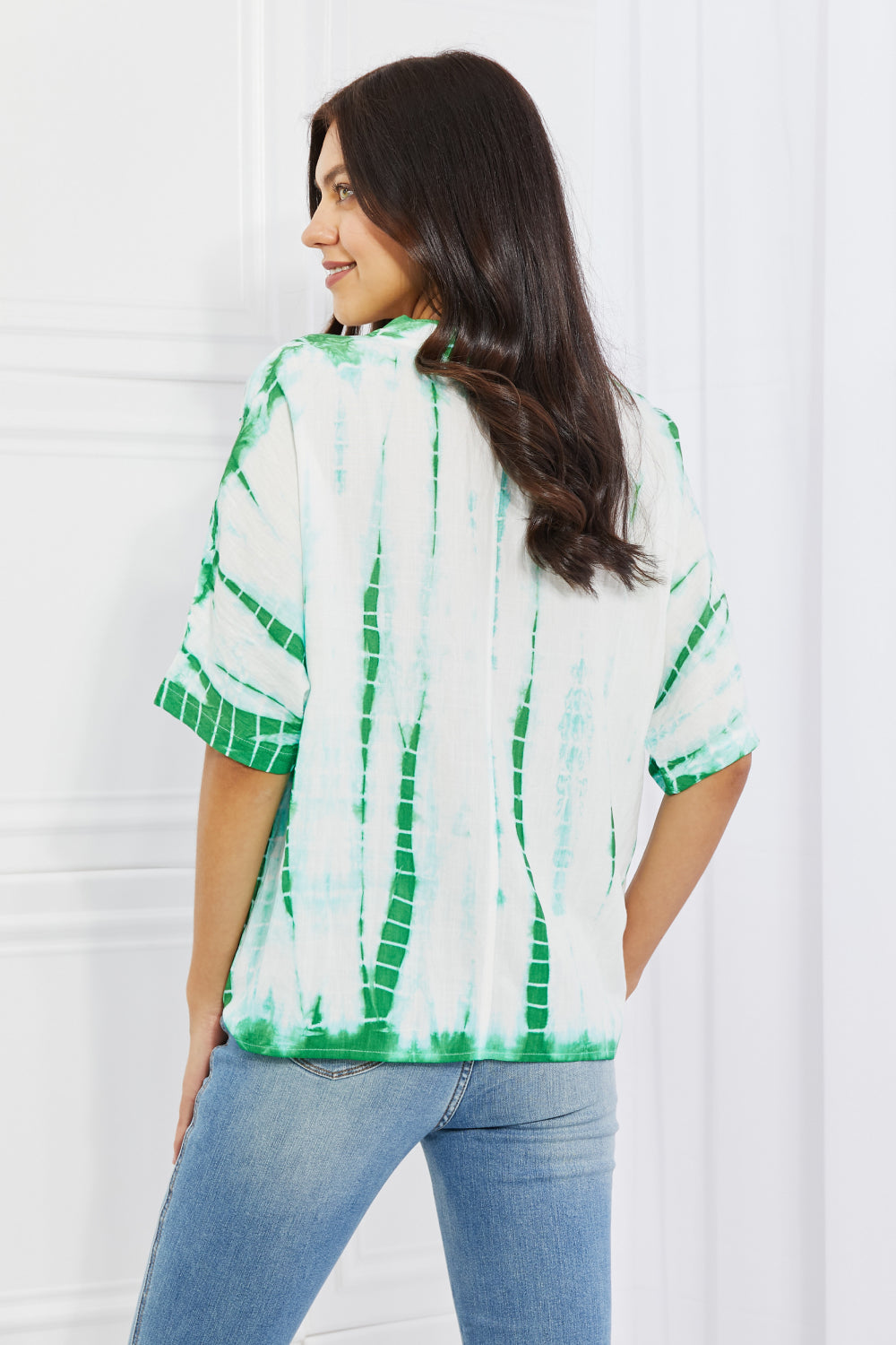 Sew In Love Beachy Keen Full Size Tie-Dye Top