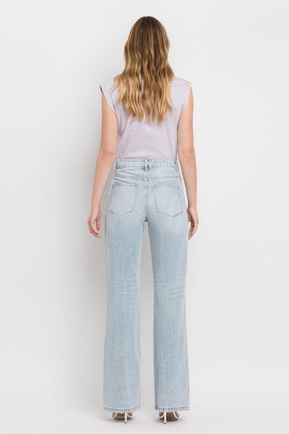 Vervet by Flying Monkey 90'S Vintage Super High Rise Flare Jeans